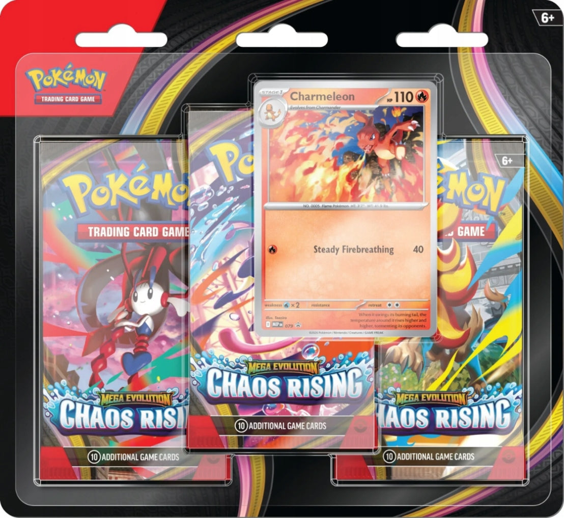 chaos rising 3 pack blister